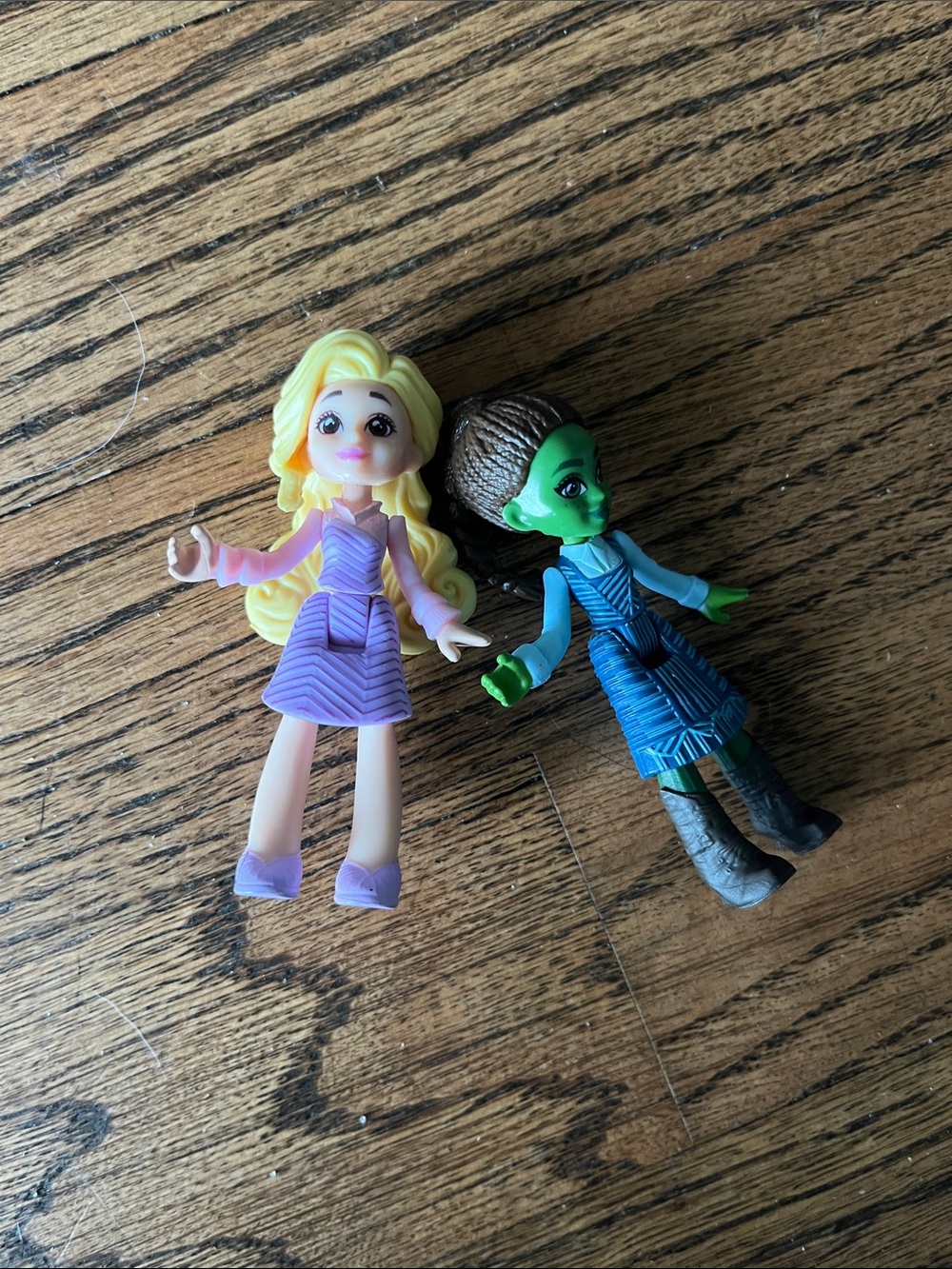 Wicked Elphaba and Glinda dolls